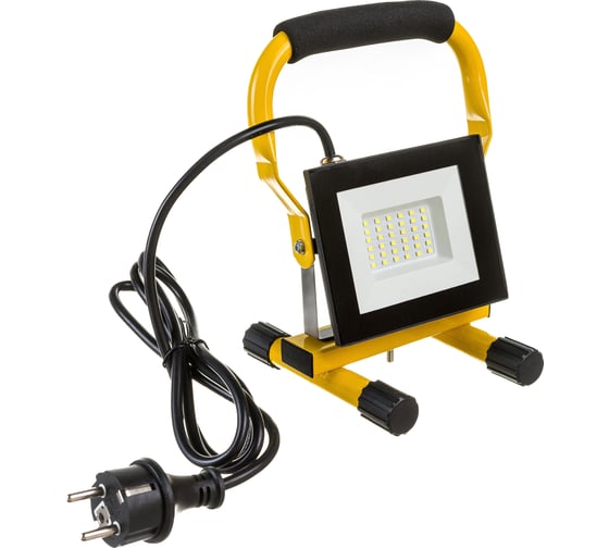 Изображение товара Прожектор светодиодный переносной Gigant IP65 30W 6400K GPLF-30