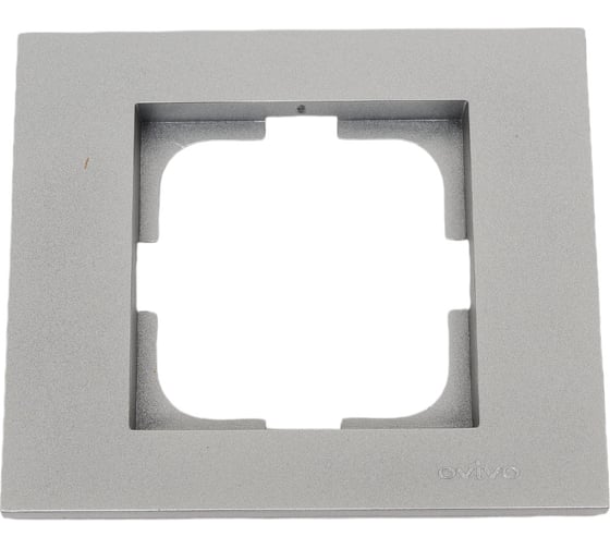 Изображение товара 1-местная рамка OVIVO GRANO, серебро, 400-100000-096