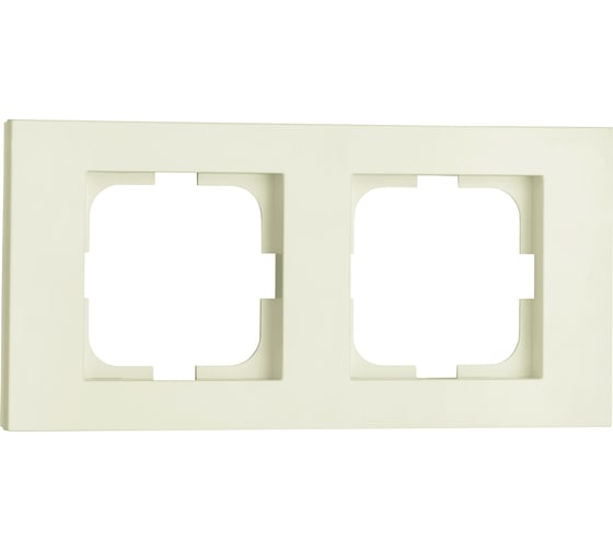 Изображение товара 2-местная рамка OVIVO GRANO, крем, 400-020000-226