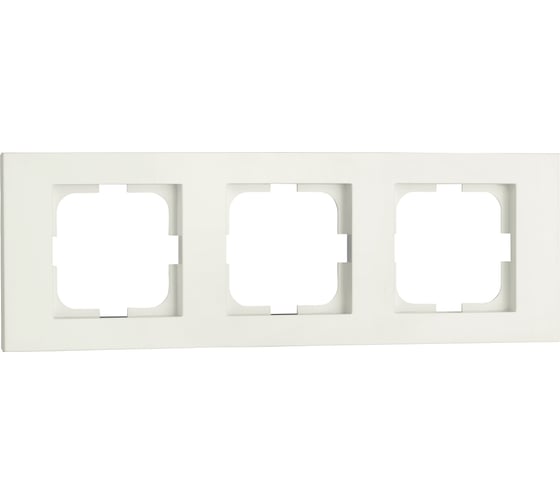 Изображение товара 3-местная рамка OVIVO GRANO, белый, 400-010000-227