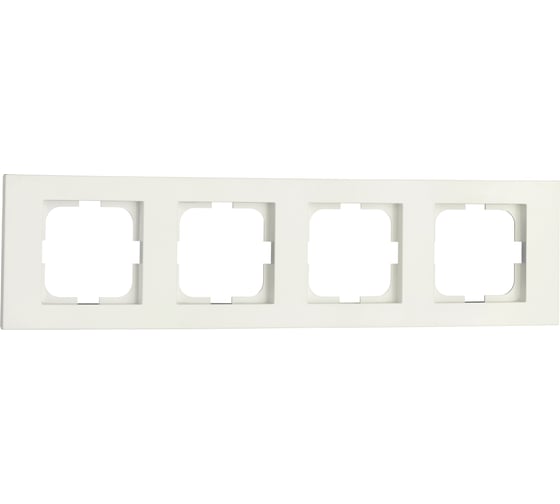 Изображение товара 4-местная рамка OVIVO GRANO, белый, 400-010000-228