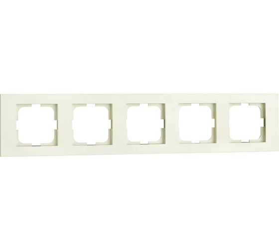 Изображение товара 5-местная рамка OVIVO GRANO, крем, 400-020000-250