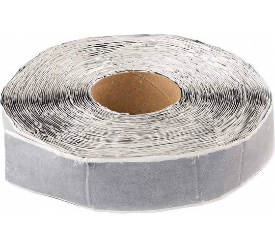 Изображение товара Полнобутиловая металлизированная лента BAUSET st-bau 45 мм, рулон 15 м BAU2027/MP