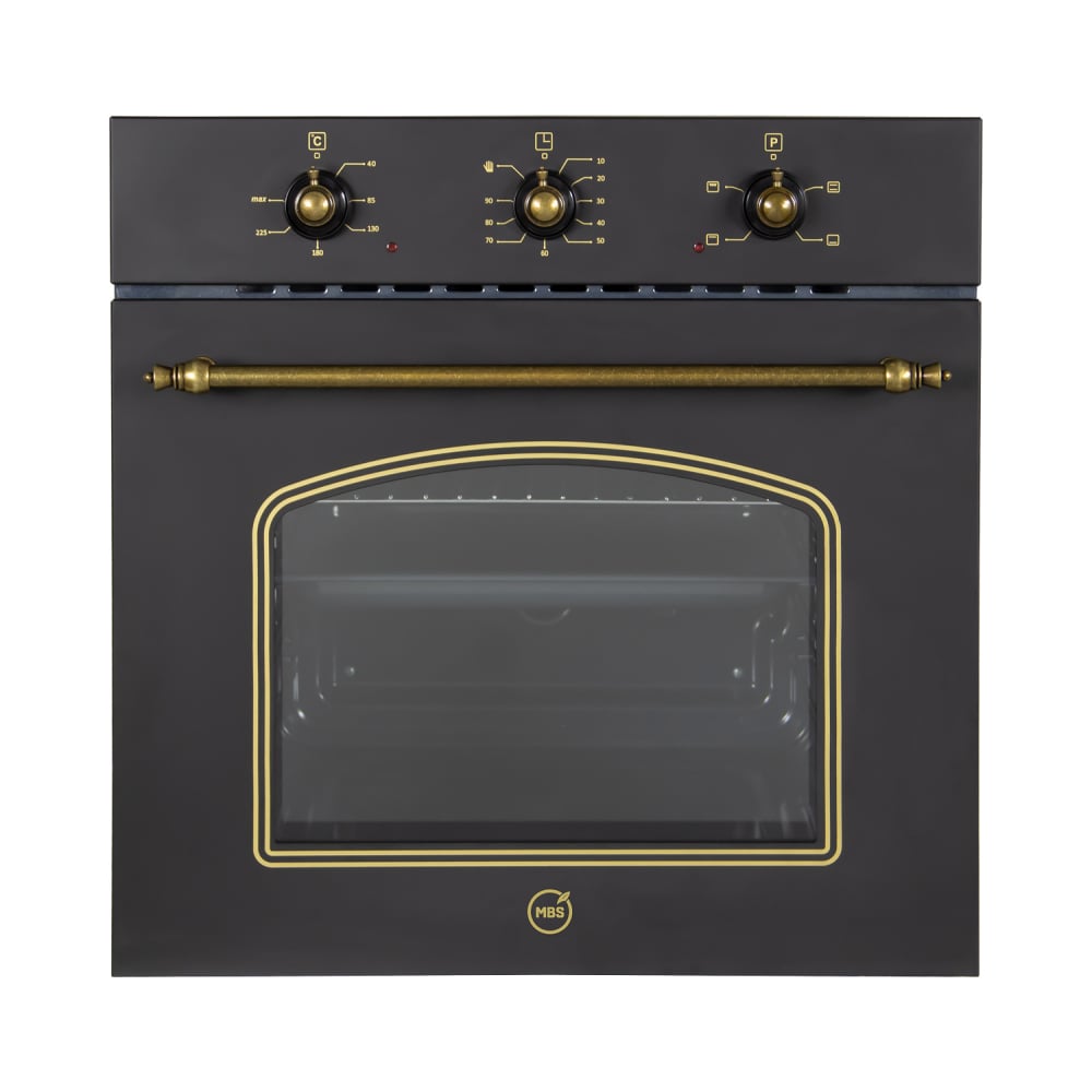 Изображение товара Электрический духовой шкаф MBS DE-607BL 4703 мощностью 2400 Вт объем 62 л