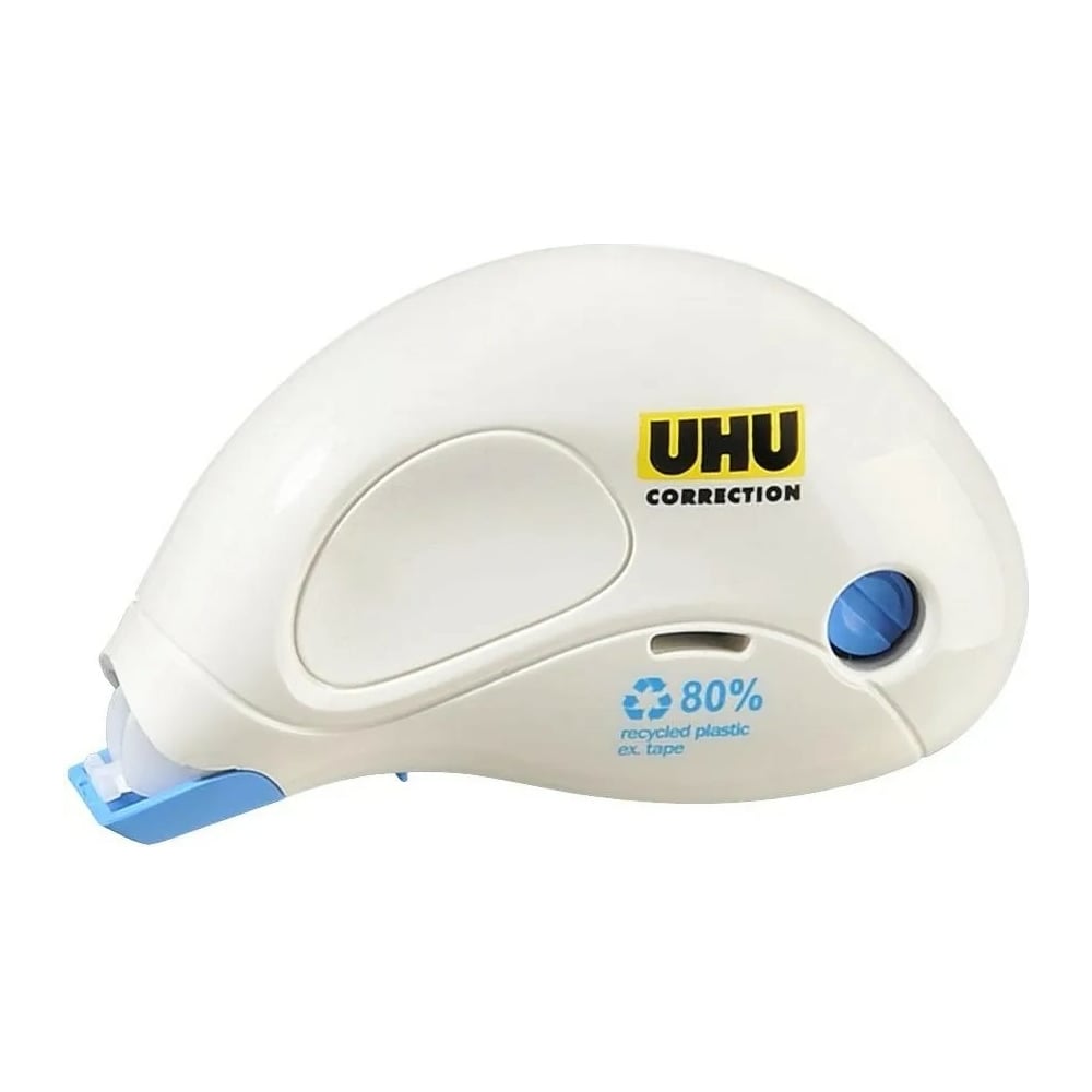 Корректирующий роллер-мышь UHU ледяной роллер универсальный 13 5 × 2 8 см белый серебристый