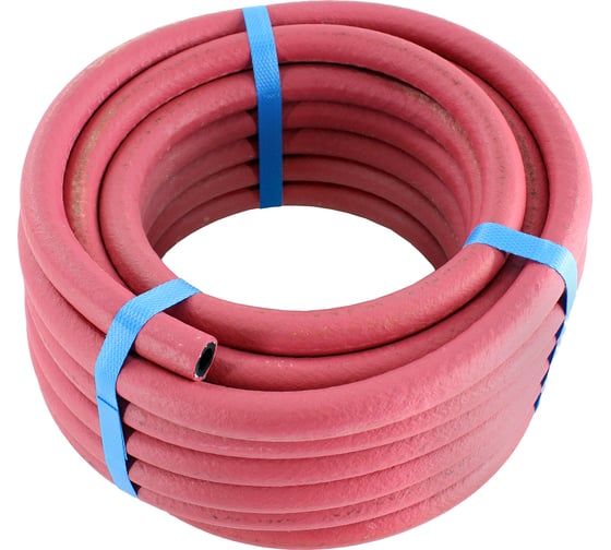 Изображение товара Рукав газовый 6.3 мм, красный, 1 класс, 10 м DRAGONKIT 00-00002679