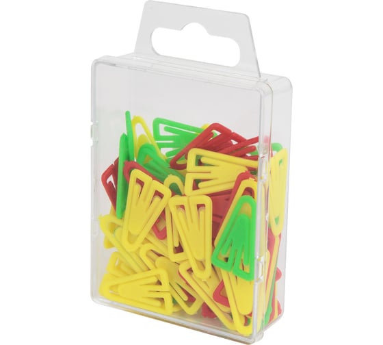 Изображение товара Скрепки РАНТИС 25 мм, цветные, яркие, евробокс, 80 шт. РСК25