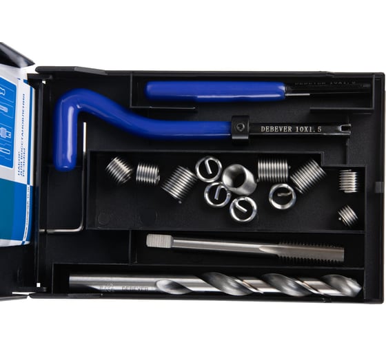 Изображение товара Набор для восстановления резьбы DeBever M10x1,5 DB-RKM1015