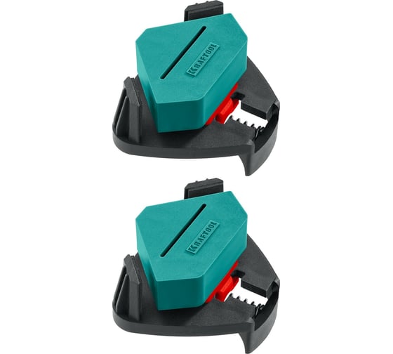 Изображение товара Пружинный угловой зажим KRAFTOOL SCC два диапазона зажима 10-22, 22-40 мм 32205