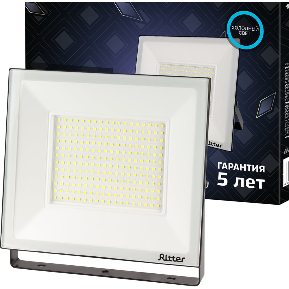 Изображение товара Светодиодный прожектор RITTER PROFI 150 Вт IP65 для наружного освещения черный