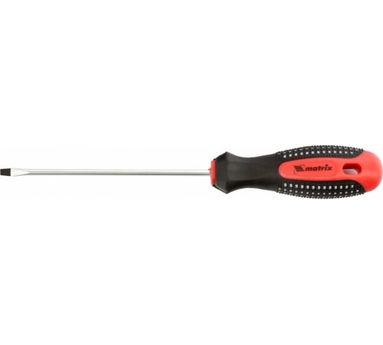 Изображение товара Отвертка MATRIX Fusion, SL3,0x100 мм, CrV, 3-х компонентная рукоятка "anti slip"// 11408