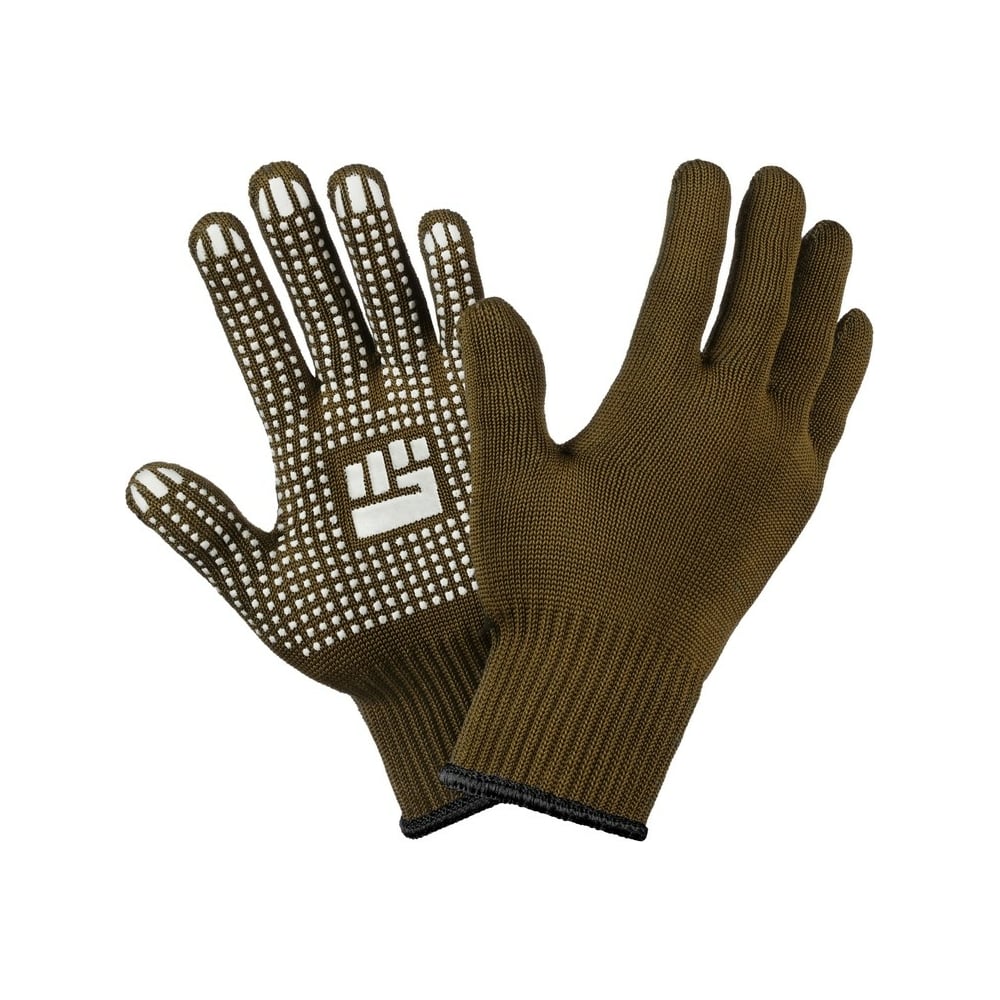 Защитные перчатки ООО Комус, размер универсальный, цвет оливковый