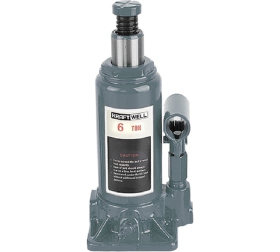 Изображение товара Бутылочный домкрат KraftWell г/п 6 т KRWBJ6