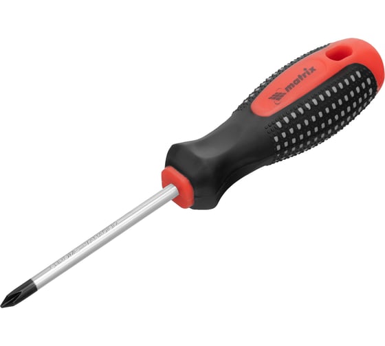 Изображение товара Отвертка MATRIX Fusion, Ph1x75 мм, CrV, 3-х компонентная рукоятка "anti slip"// 11440