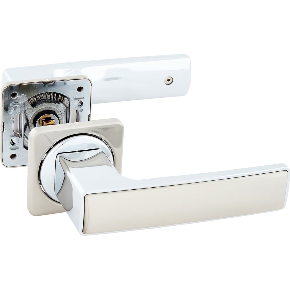 Изображение товара Дверная ручка CRIT рф-к88-хп/нш для межкомнатных и входных дверей хром