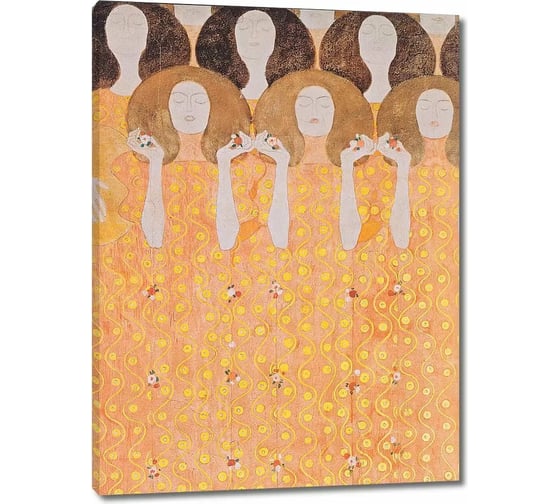 Изображение товара Картина ООО Первое ателье репродукция Бетховенский фриз. Хор ангелов (фрагмент) 44x60 см ps107943-2