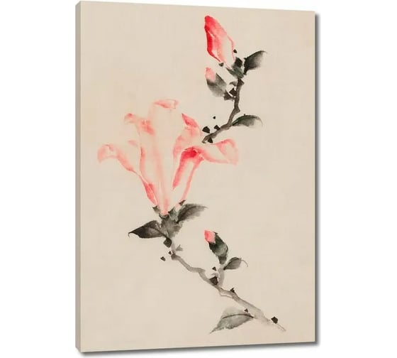 Изображение товара Картина ООО Первое ателье репродукция "Большой розовый цветок" 36х51 см ps144261-1