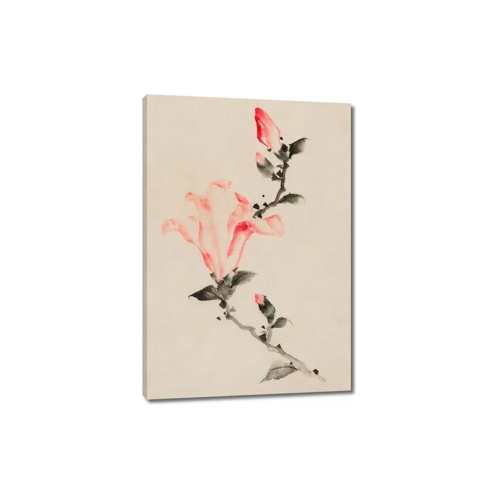 Изображение товара Картина репродукция Большой розовый цветок 60х87 см на холсте