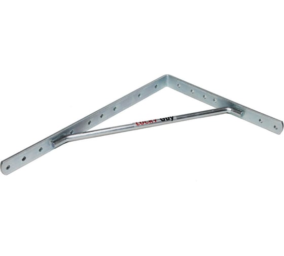 Изображение товара Узкий кронштейн с упором Lucky Guy 200x300x20x4,0 мм, цинк 650 03 Т8 200300 0