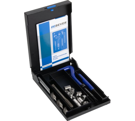 Изображение товара Набор для восстановления резьбы DeBever UNF 3/8"-24 DB-RKF3824