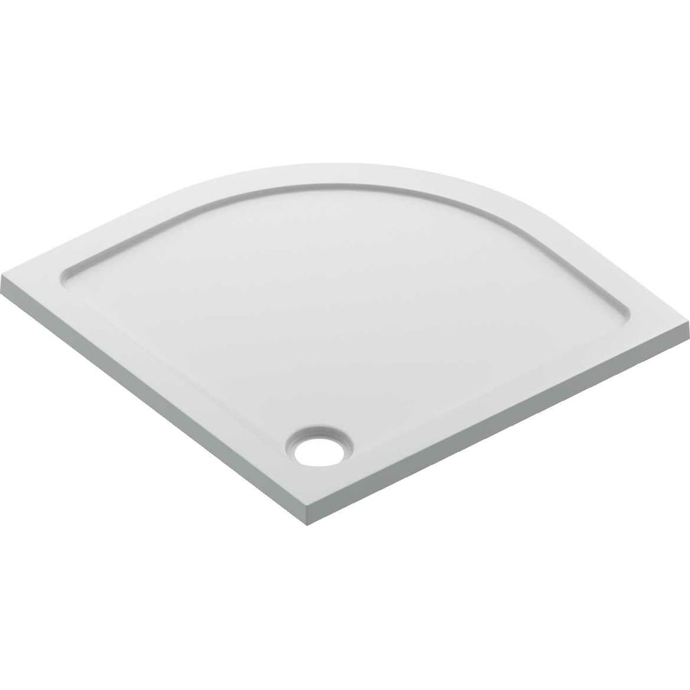 Изображение товара Поддон душевой BAS Раунд R 1000x1000 NEW акрил низкий белый глянец