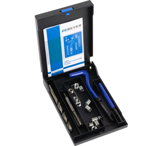 Изображение товара Набор для восстановления резьбы DeBever M8x1,25 DB-RKM8125