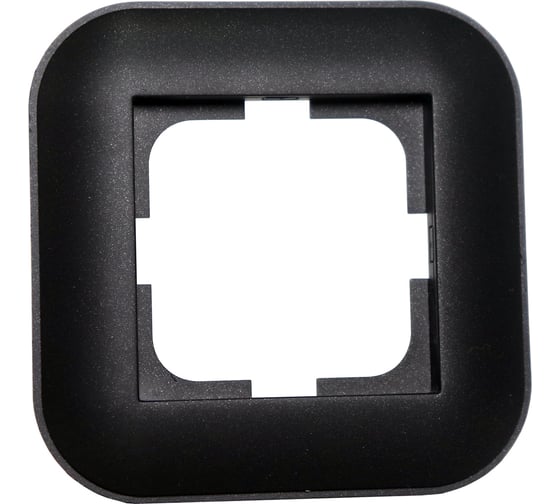 Изображение товара 1-местная рамка OVIVO LOFT, черный металлик, 404-170017-096