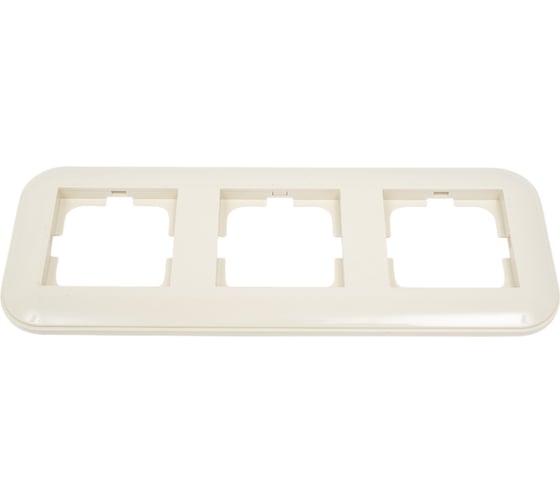 Изображение товара 3-местная рамка OVIVO LOFT, крем, 404-020002-227