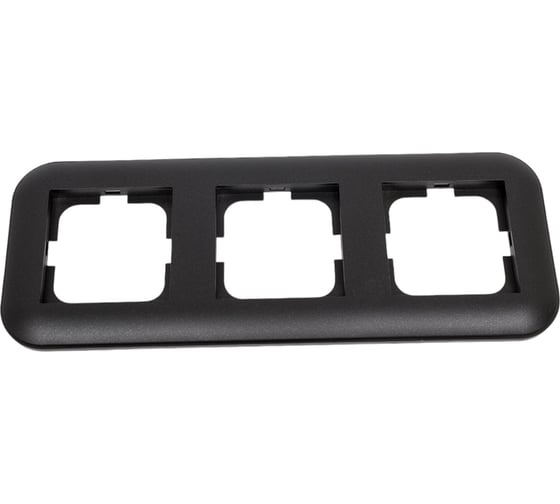 Изображение товара 3-местная рамка OVIVO LOFT, черный металлик, 404-170017-227