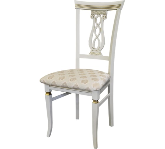 Изображение товара Стул Мебелик Агнесс слоновая кость/золото, маркус ваниль 6435