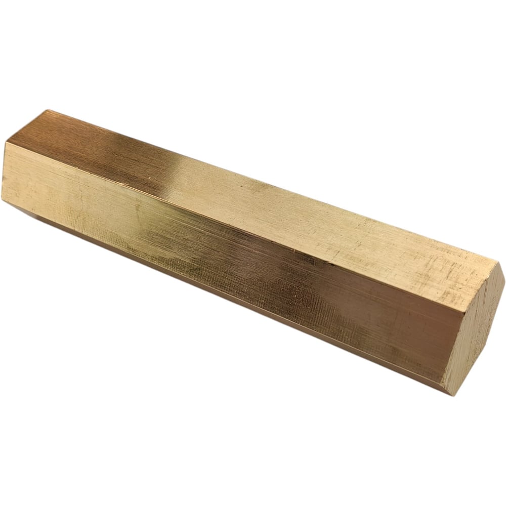 Изображение товара Латунный пруток шестигранный S22 длина 100 мм HG ЛС59-1