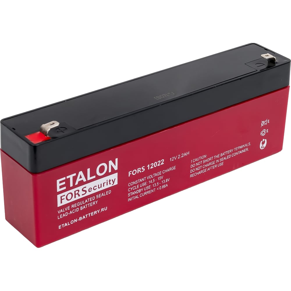Изображение товара Аккумулятор ETALON FORS 12022 (12 В, 2.2 Ач) для стабильного питания