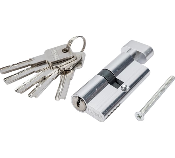 Изображение товара Цилиндр PALIDORE алюмин. А 70 PC (ключ/завертка, хром блестящий) TURDUS 98760952