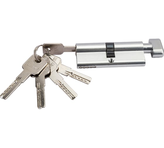 Изображение товара Цилиндр PALIDORE алюмин. А 80 PC (ключ/завертка, хром блестящий) TURDUS 98760956