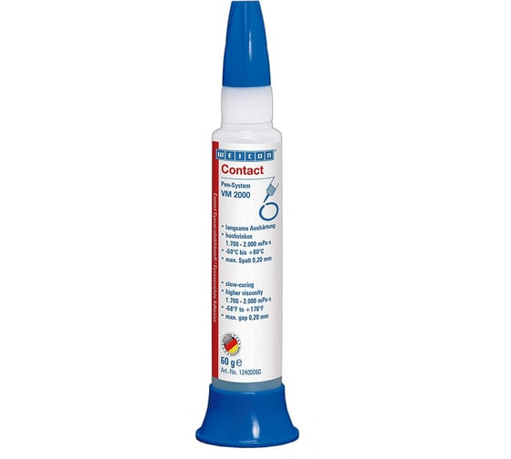 Изображение товара Цианоакрилатный клей WEICON Contact VM 2000 60 г wcn12400060