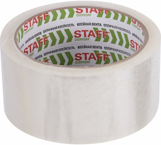 Изображение товара Упаковочные клейкие ленты STAFF 48 мм х 66 м, 6 шт., прозрачные, 40 микрон, Big Pack 440179