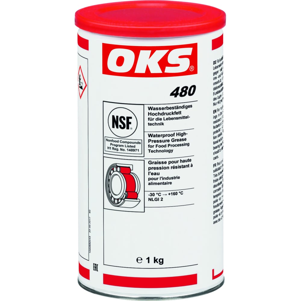 Водостойкая смазка для высоких нагрузок OKS алюминиевая смазка для высоких нагрузок fill inn