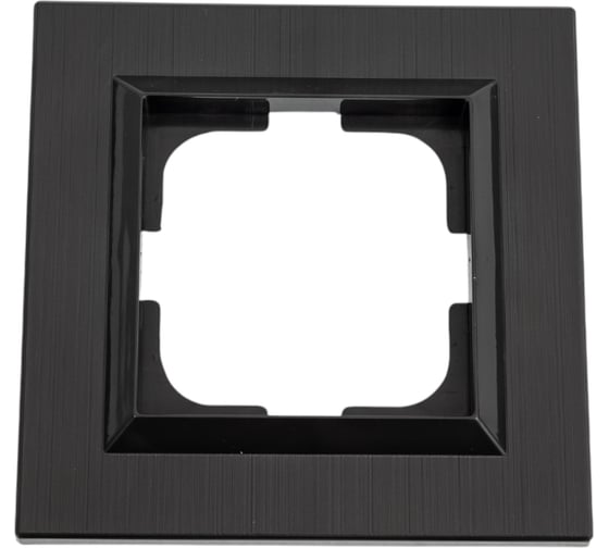 Изображение товара 1-местная рамка OVIVO QUANTUM, антрацит, 405-350000-096
