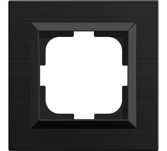 Изображение товара 1-местная рамка OVIVO QUANTUM, черный, 405-360000-096