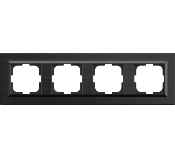 Изображение товара 4-местная рамка OVIVO QUANTUM, антрацит, 405-350000-228