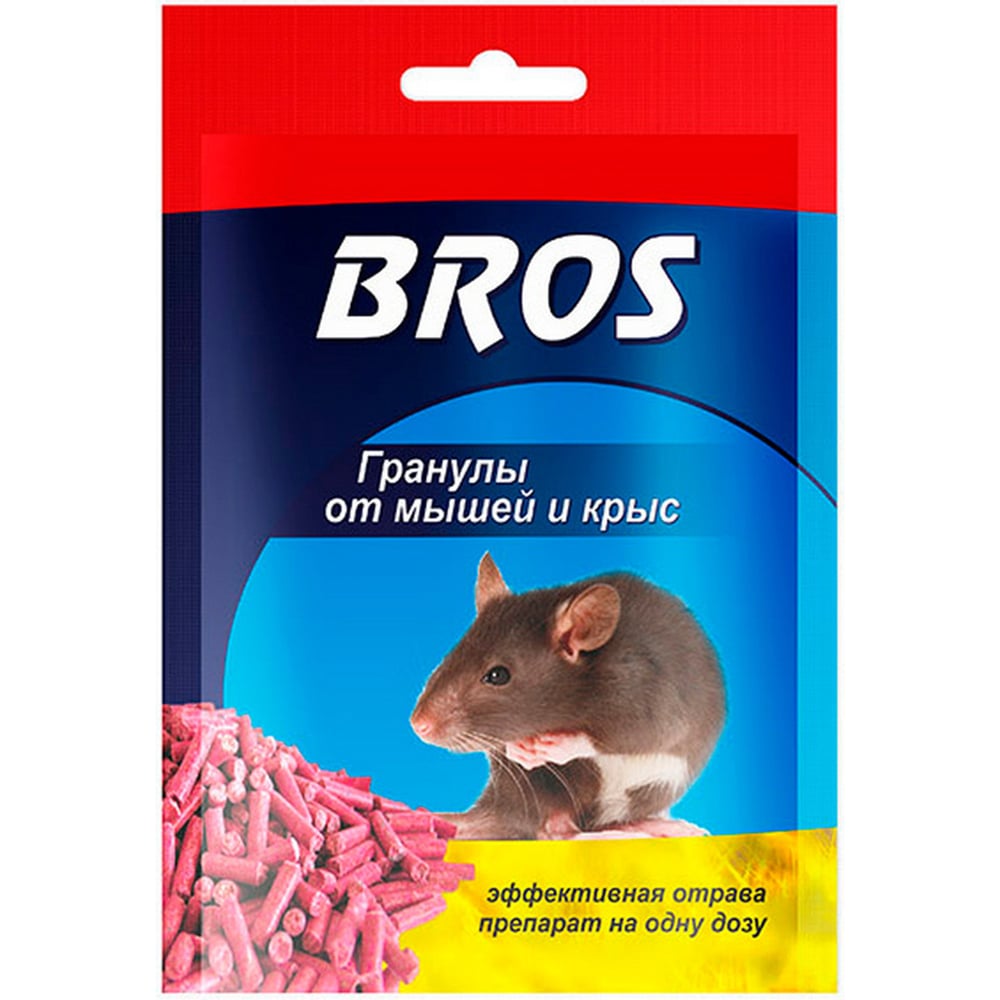 Гранулы от мышей и крыс BROS