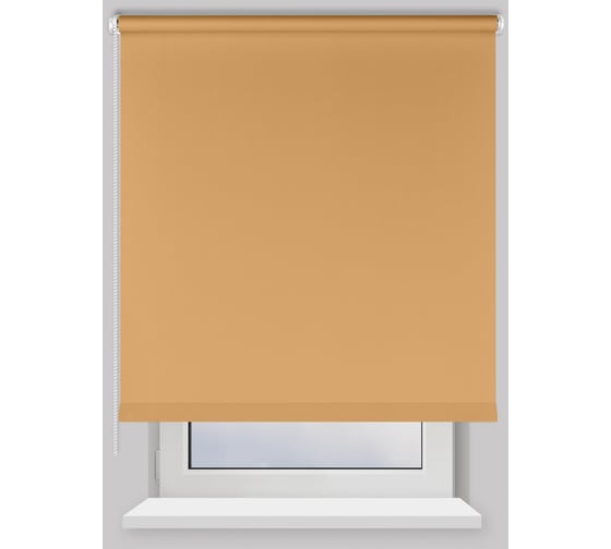 Изображение товара Рулонная штора PRAKTO Easy 120x160 см, бежевый 8316775