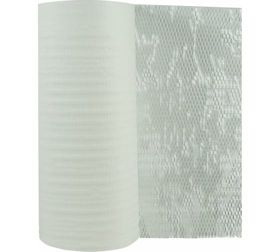 Изображение товара Крафтовая перфорированная упаковочная бумага PB International 500 мм, 250 м, белая PP00501080