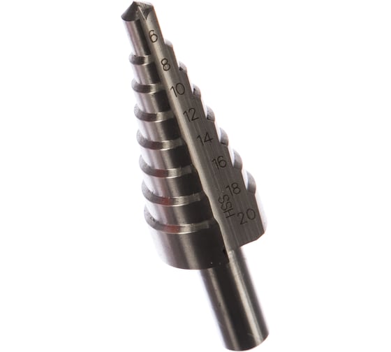 Изображение товара Сверло ступенчатое HSS (6-20мм; 75 мм) по металлу PROJAHN 76002