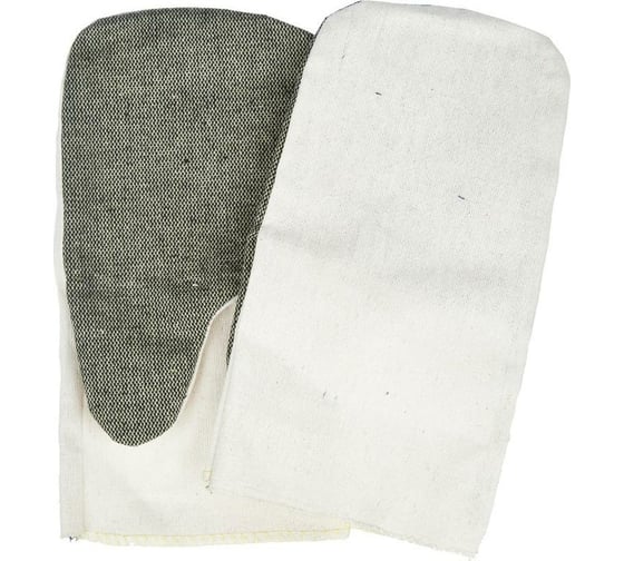 Изображение товара Хлопковые рукавицы ООО Комус брезентовый наладонник, огнеупорная пропитка, плотность 220 гкв.м, 5пар 1193945