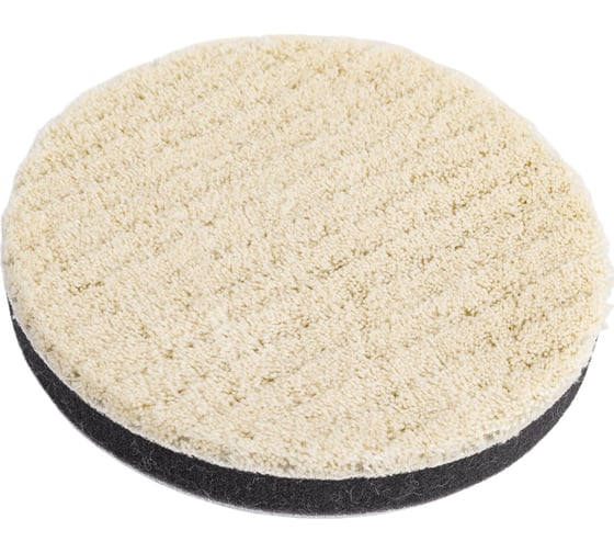 Изображение товара Круг полировальный шерстяной 125 мм для полировальных машин FIT IT 39644