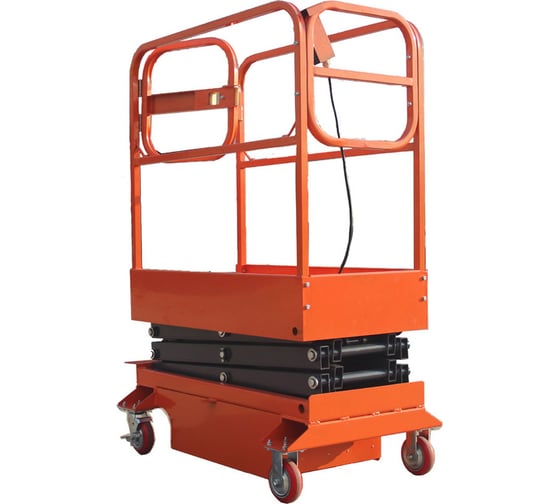 Изображение товара Ножничный передвижной полуэлектрический подъемник TOR GTJY (от сети) 240 кг, 4 м 1009021