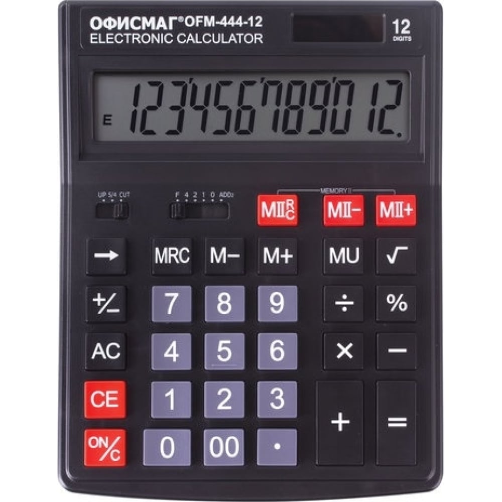 Настольный калькулятор ОФИСМАГ прописи пишем и учим цифры