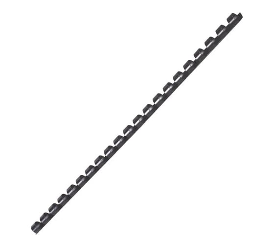 Изображение товара Пластиковые пружины для переплета ОФИСМАГ комплект 100 шт, 8 мм для сшивания 21-40 л, черные 531461