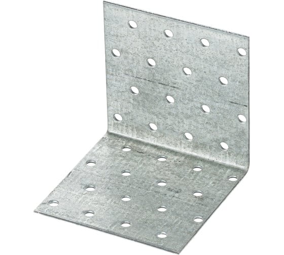 Изображение товара Крепежный равносторонний уголок ООО Техно-Сервис 50 шт. KUR 80X80